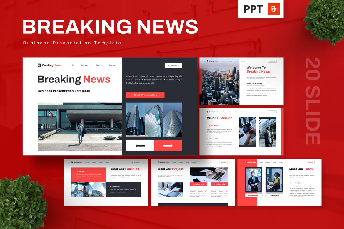 Template Presentasi Bisnis Terkini - PowerPoint yang Menarik
