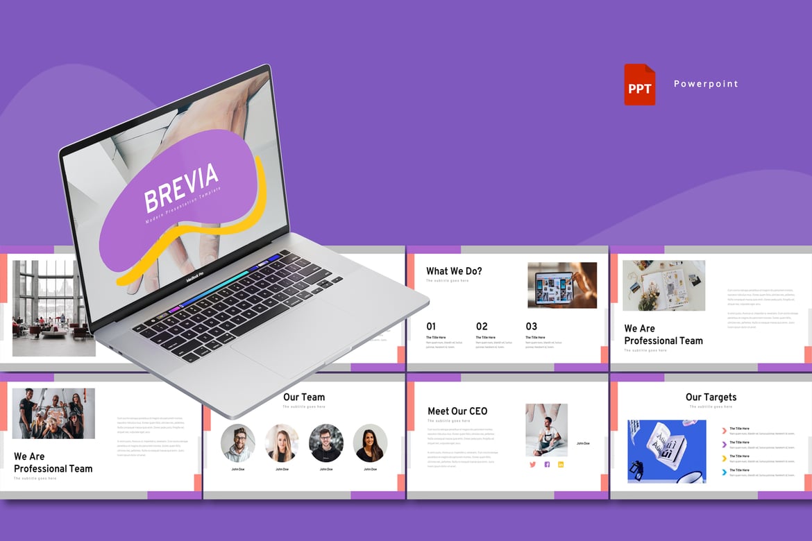 Brevia - Template Powerpoint Serbaguna dan Menarik