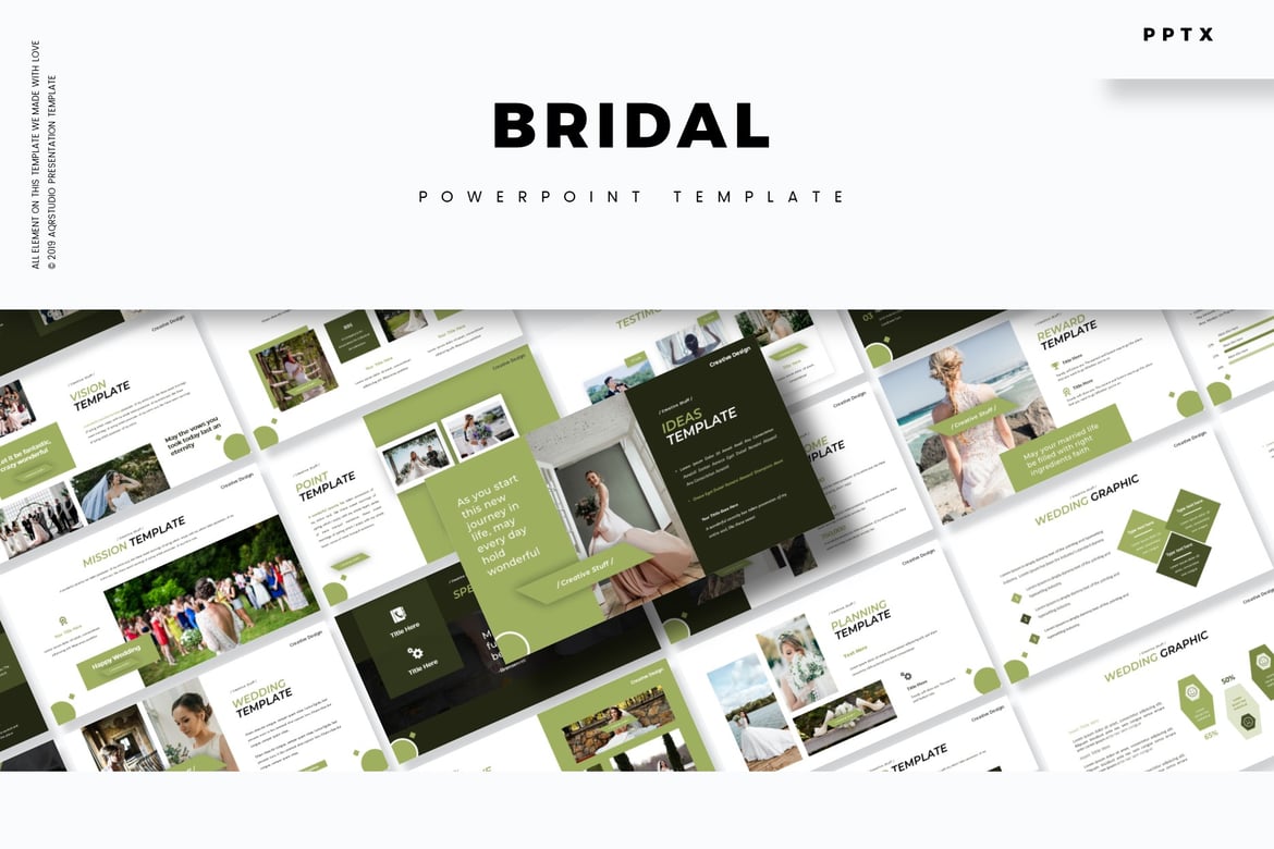 Template Powerpoint Pernikahan yang Elegan dan Serbaguna