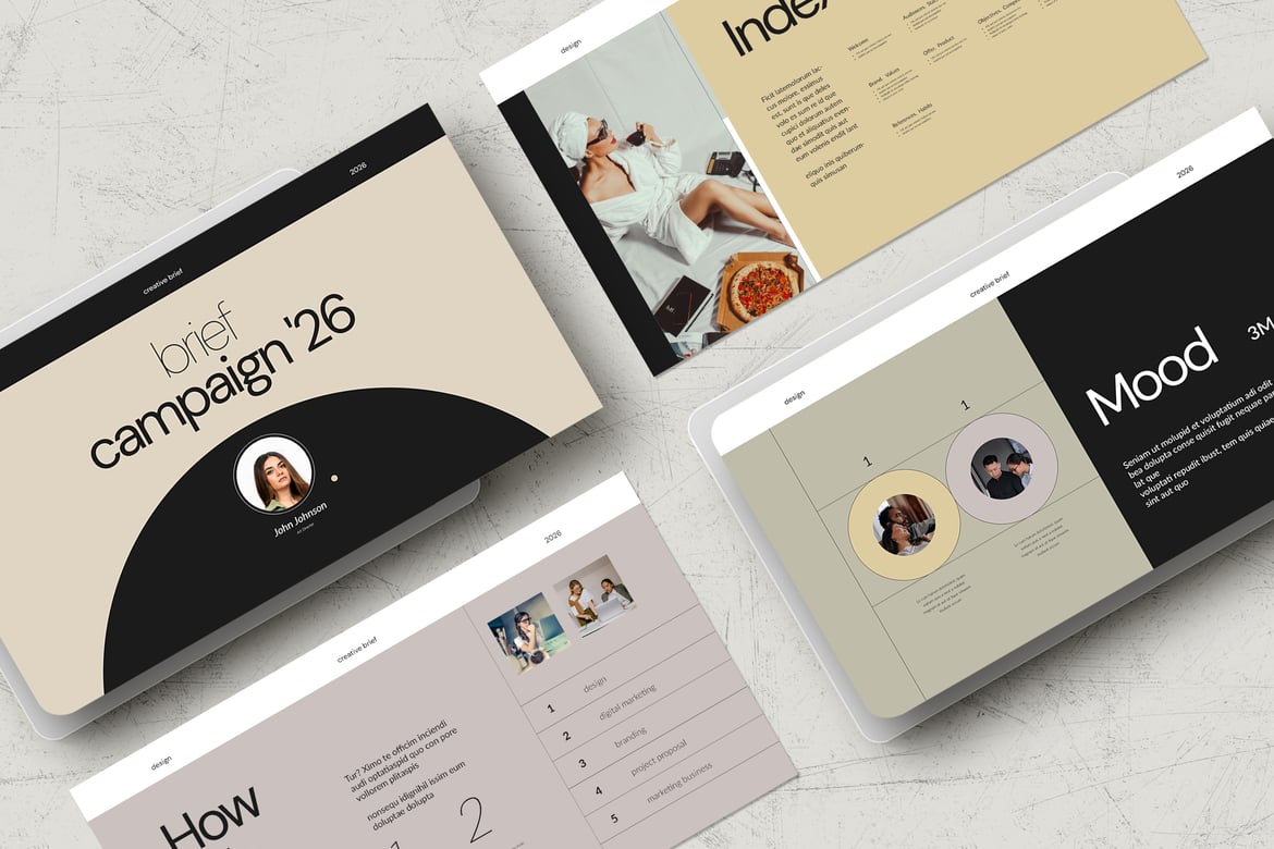 Template PowerPoint Animasi untuk Kampanye Singkat yang Menarik