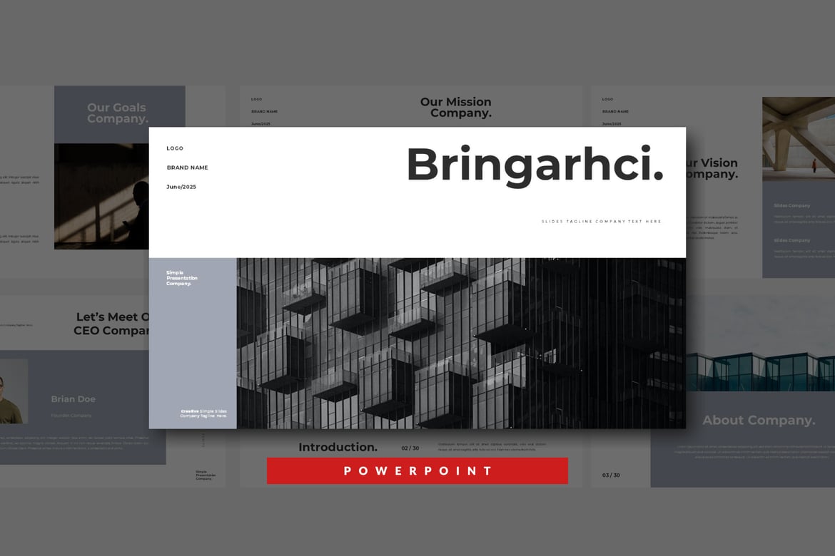 Template PowerPoint Bringarhci yang Menarik dan Profesional