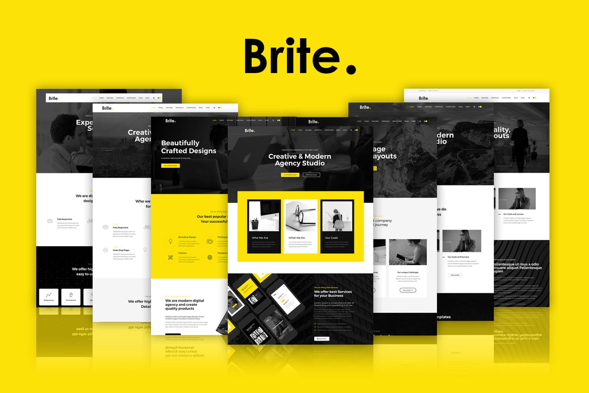 Brite | Template Website HTML5 Responsif Serbaguna