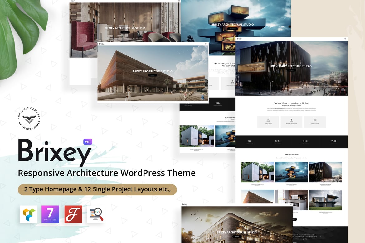 Brixey – Tema WordPress Arsitektur Responsif yang Elegan
