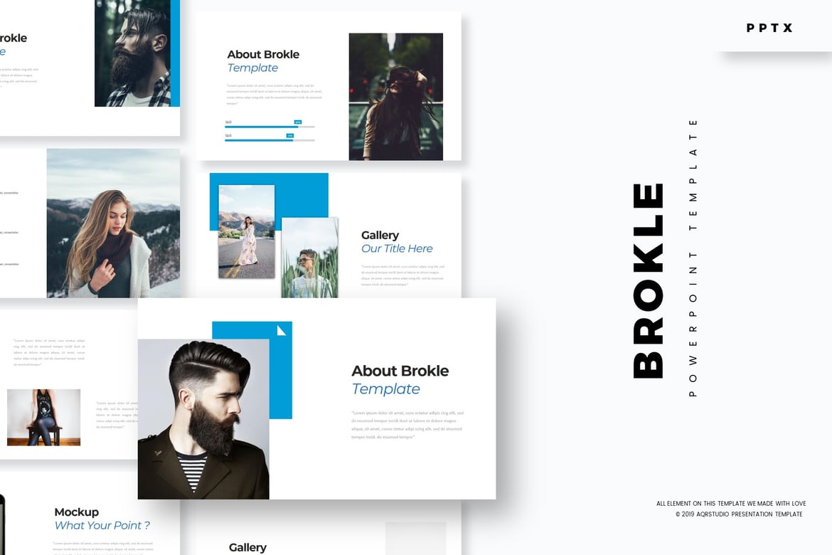 Brokle - Template PowerPoint Serbaguna