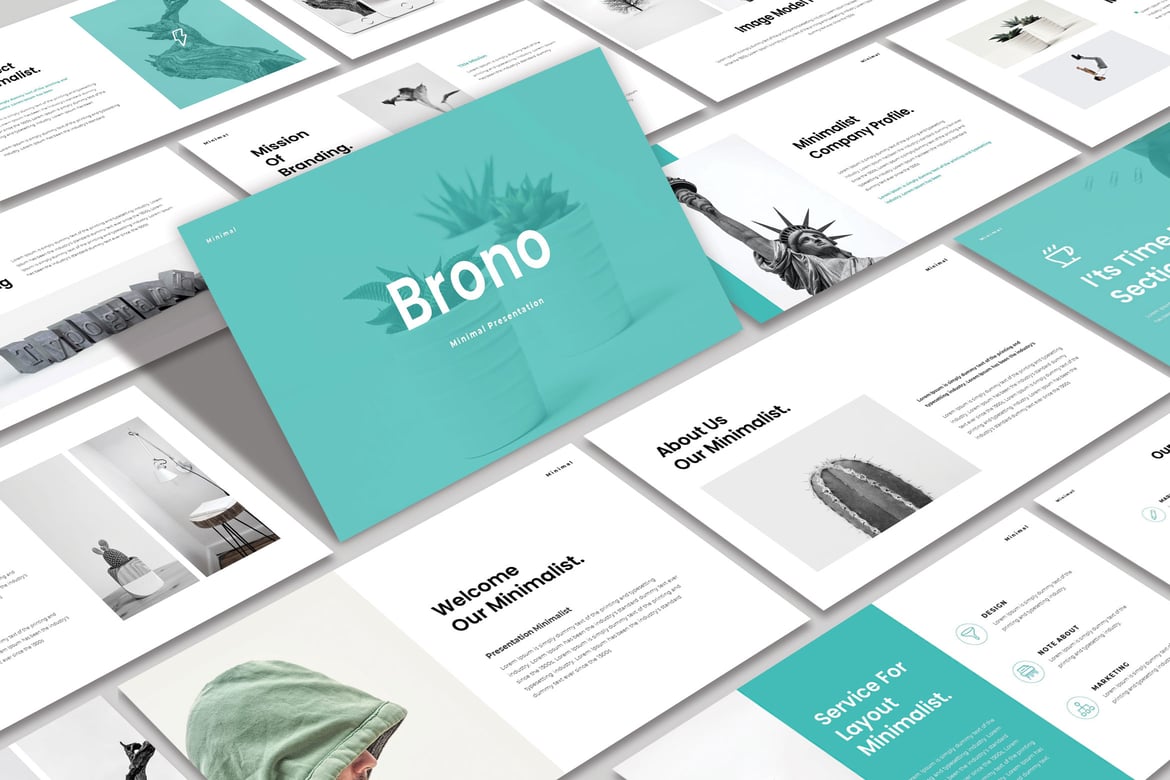 Template Powerpoint BRONO yang Modern dan Kreatif