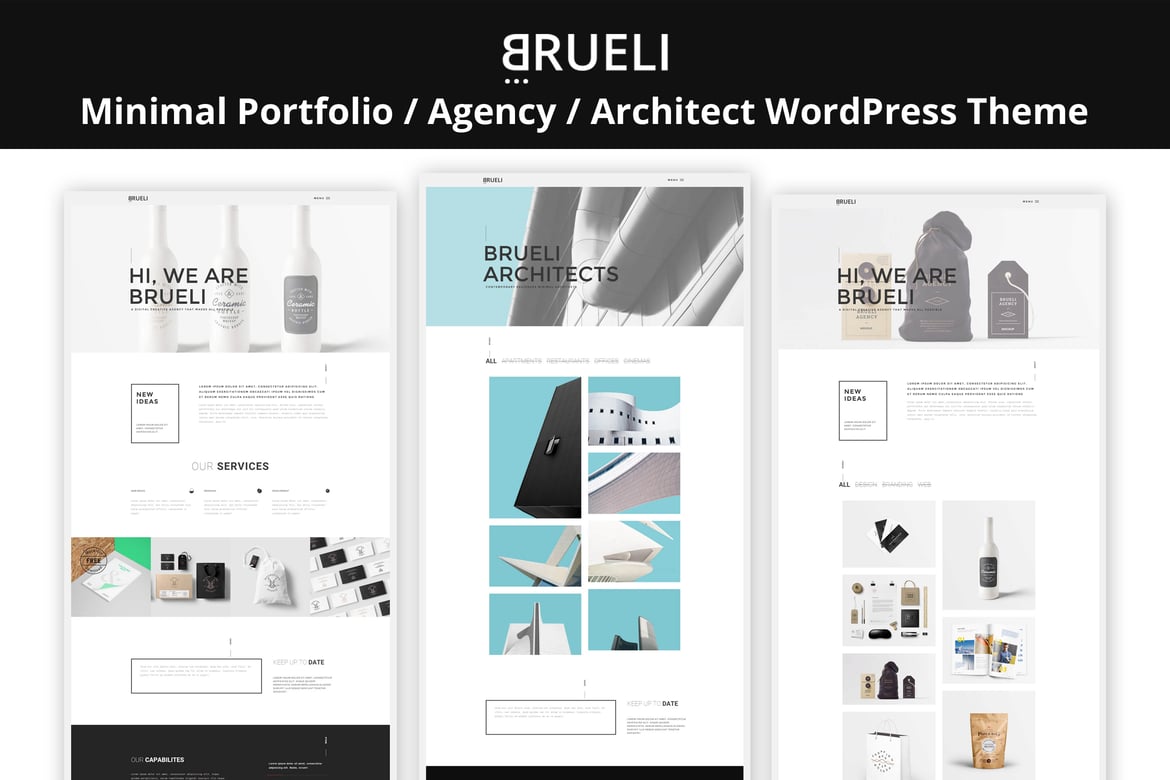 Brueli - Tema WordPress Portofolio untuk Agensi dan Arsitek
