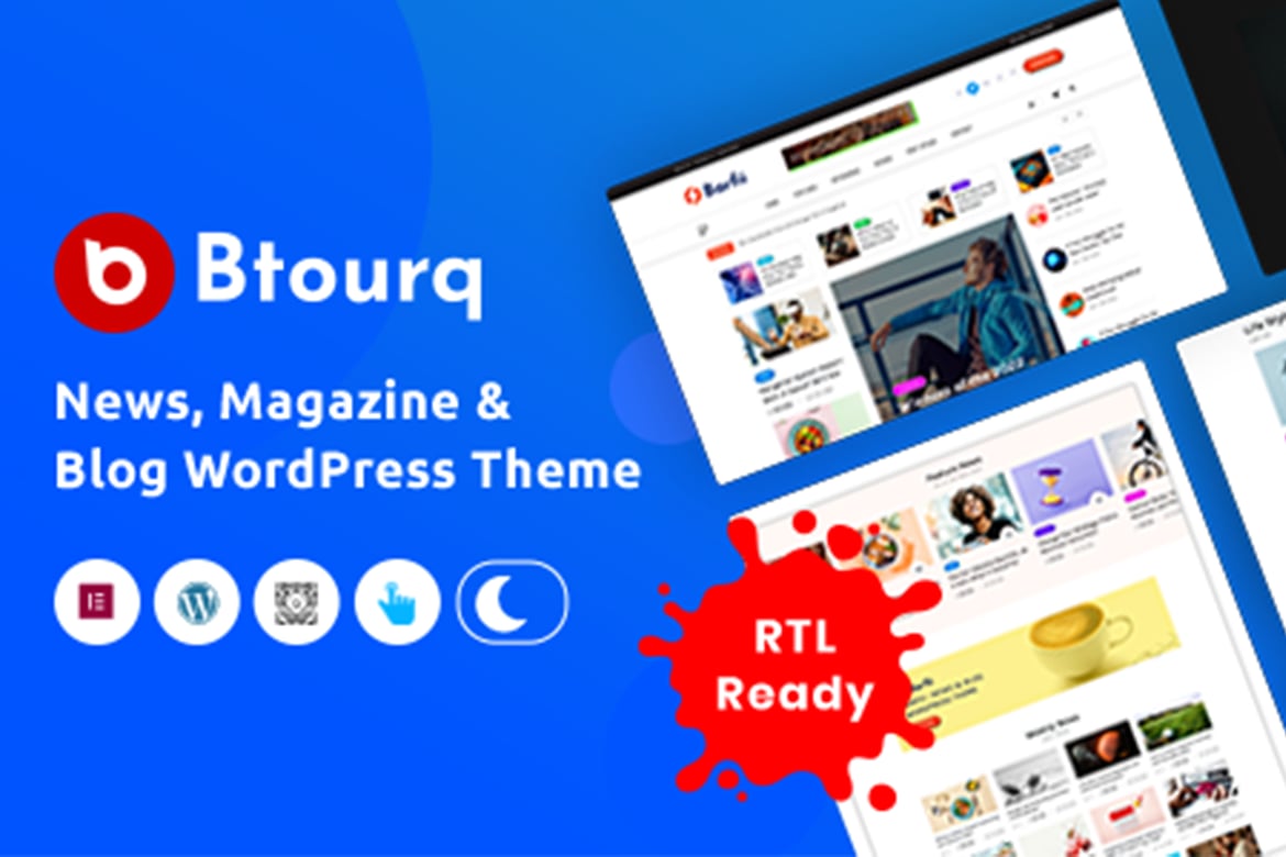 Btourq - Tema WordPress Terbaik untuk Berita dan Majalah