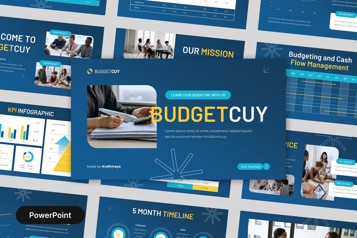 Template PowerPoint Anggaran yang Menarik dan Efektif