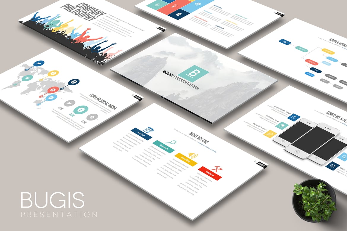 Template PowerPoint BUGIS: Presentasi Kreatif dan Menarik