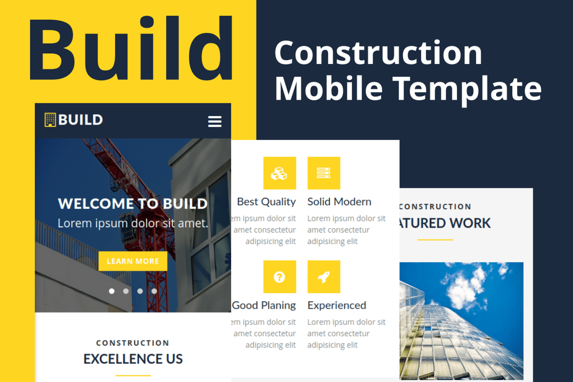 Template Mobile Konstruksi - Solusi Ideal untuk Proyek Anda