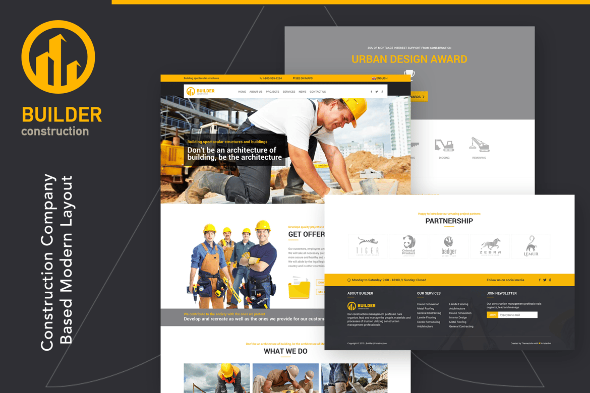 Template Website Builder | Solusi Terbaik untuk Perusahaan Konstruksi