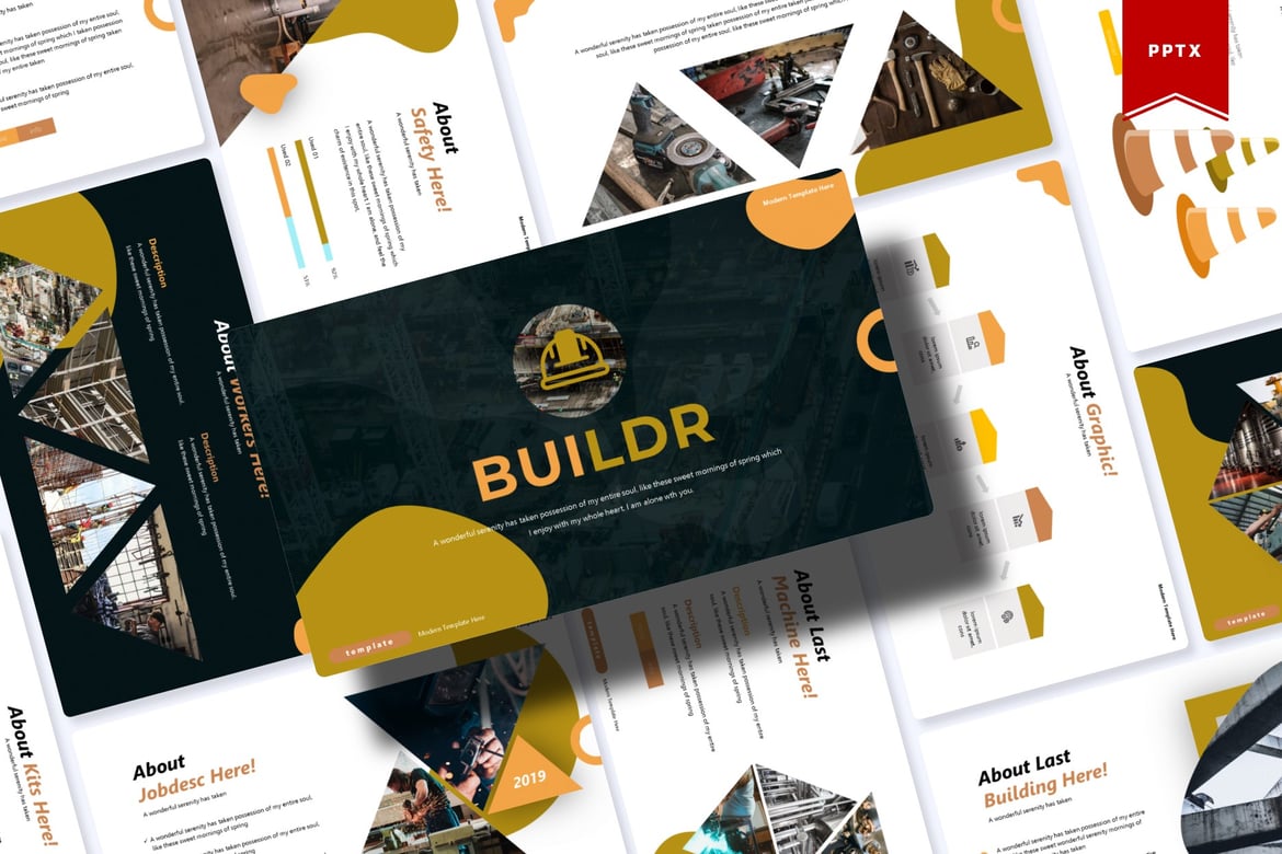 Buildr | Template Presentasi PowerPoint yang Menarik