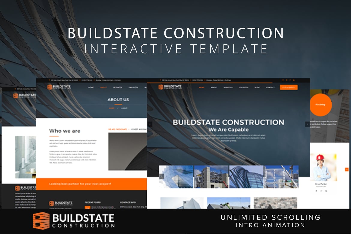 Template Interaktif Buildstate untuk Konstruksi dan Arsitektur