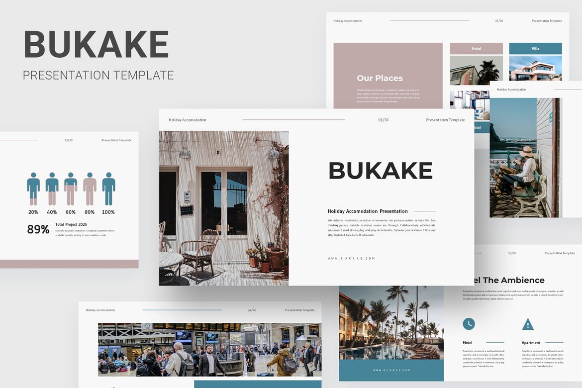 Template PowerPoint Bukake - Solusi Kreatif untuk Presentasi Anda