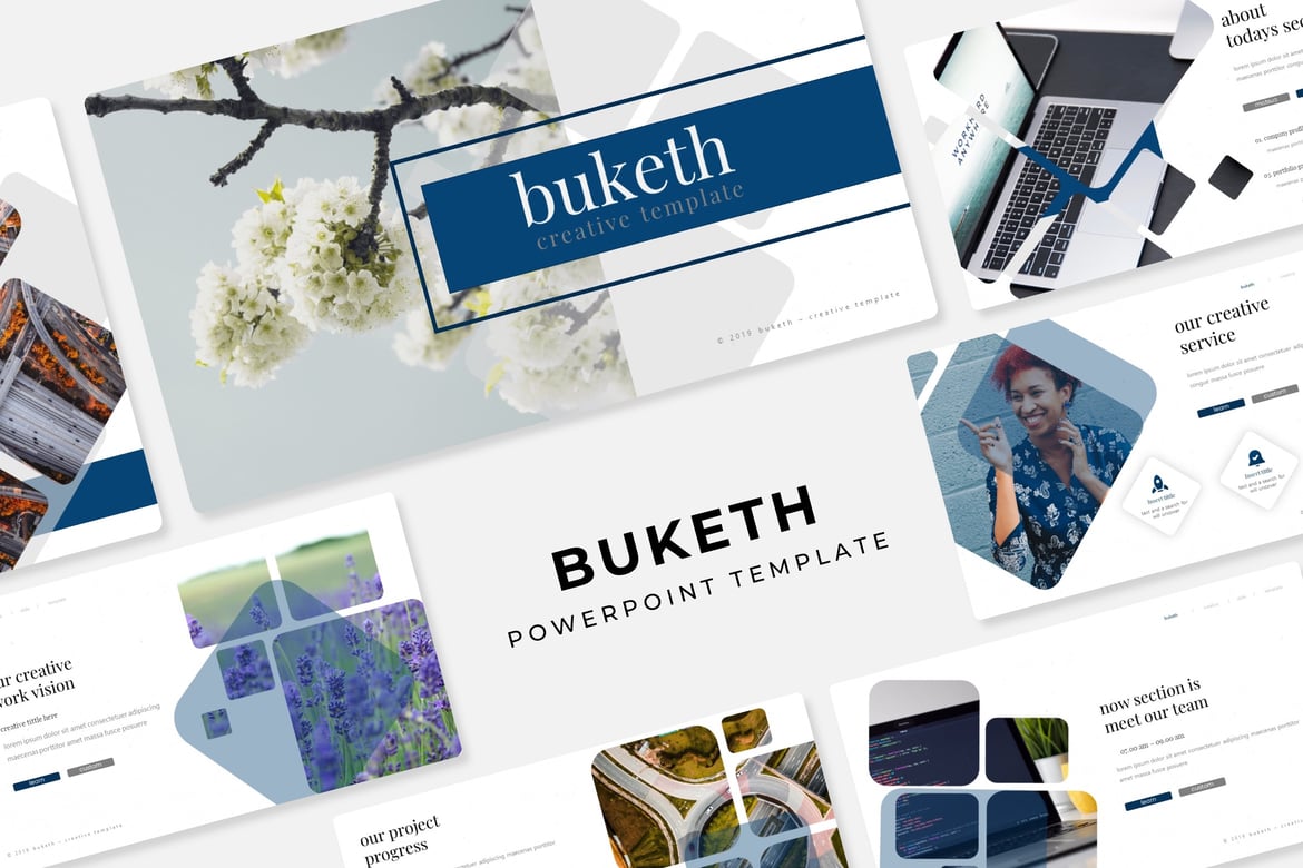 Buketh - Template PowerPoint Modern dan Menarik