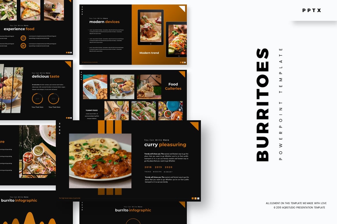 BurriToes - Template Powerpoint Serbaguna