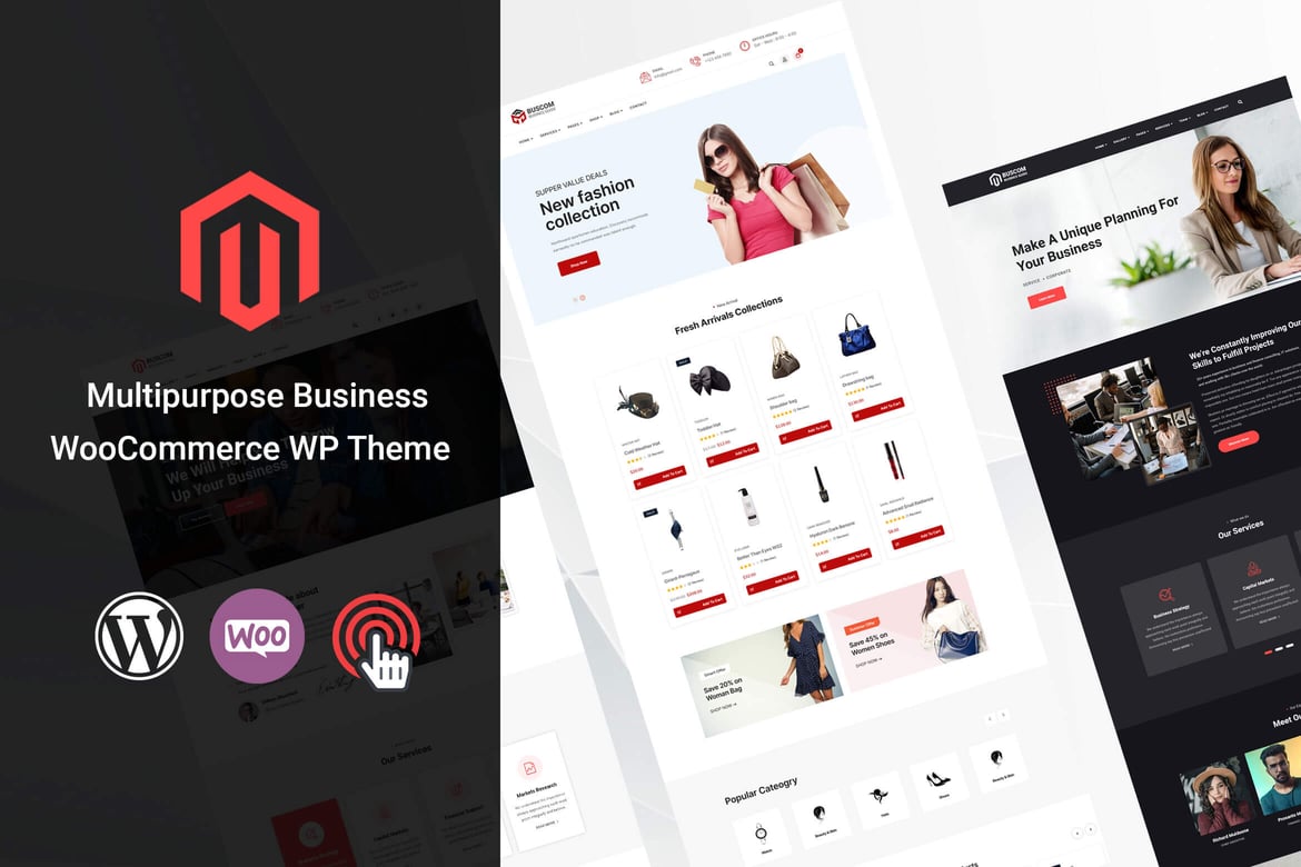 Buscom - Tema WordPress Serbaguna untuk Bisnis Anda