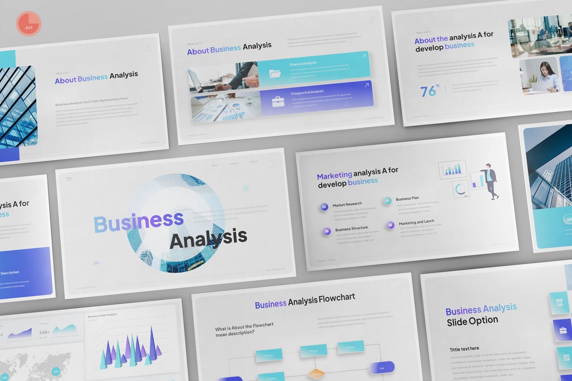 Template Presentasi Analisis Bisnis yang Menarik