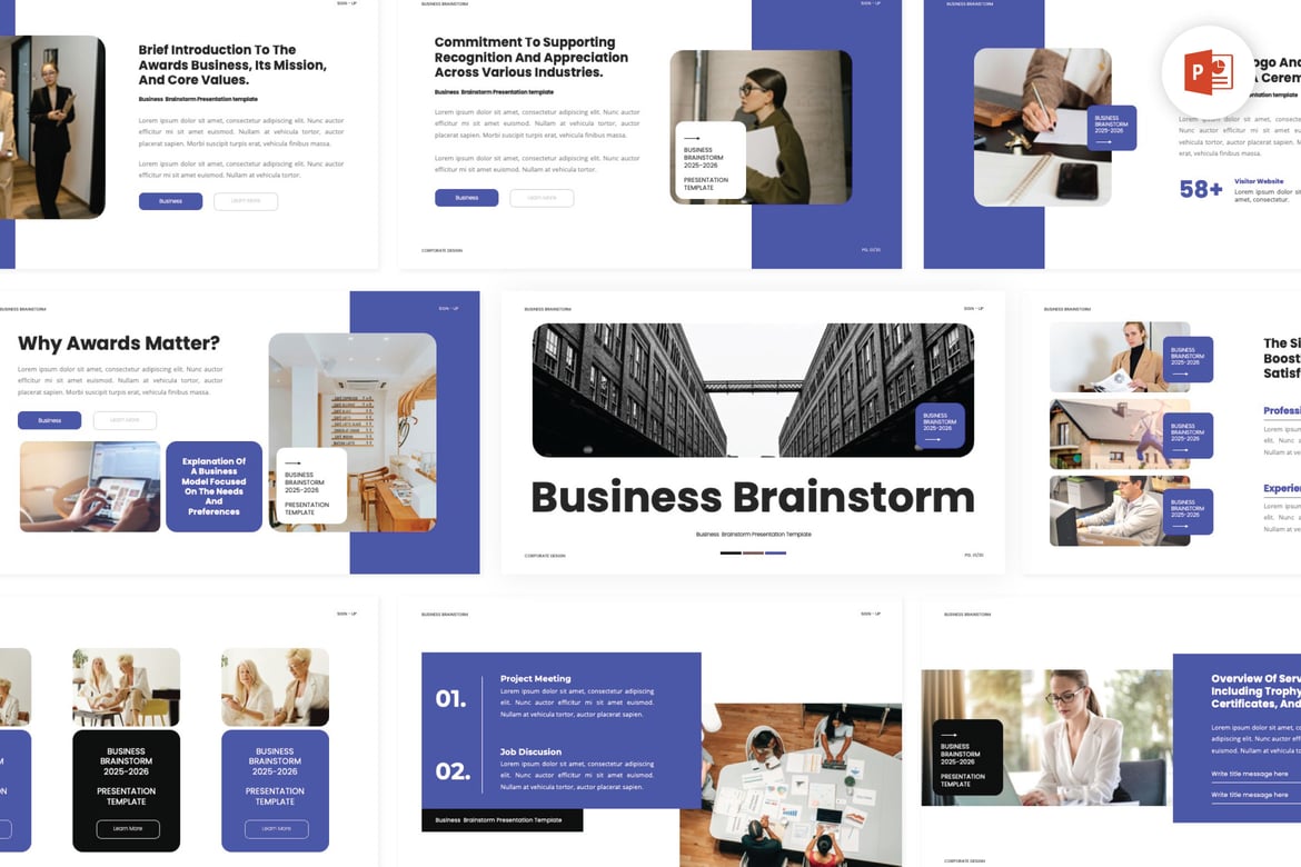 Template Presentasi Bisnis Kreatif - PowerPoint Murah
