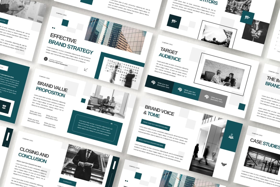 Template PowerPoint Strategi Merek untuk Bisnis yang Efektif