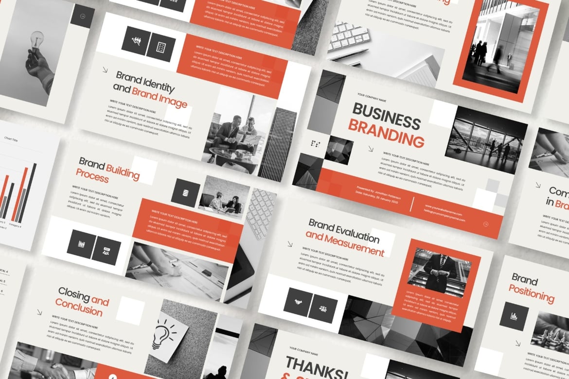 Template Presentasi Branding Bisnis yang Menarik
