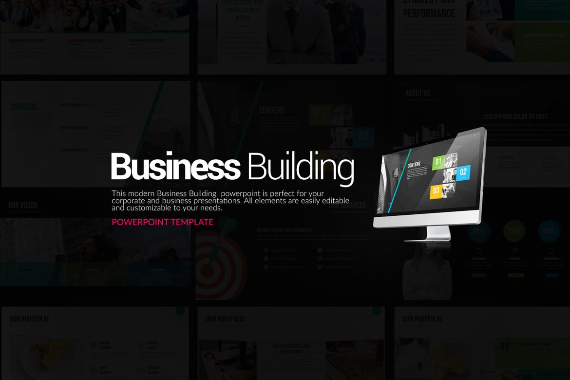 Template Presentasi PowerPoint untuk Membangun Bisnis yang Efektif
