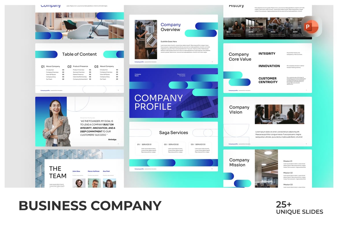 Template PowerPoint Profesional untuk Presentasi Bisnis