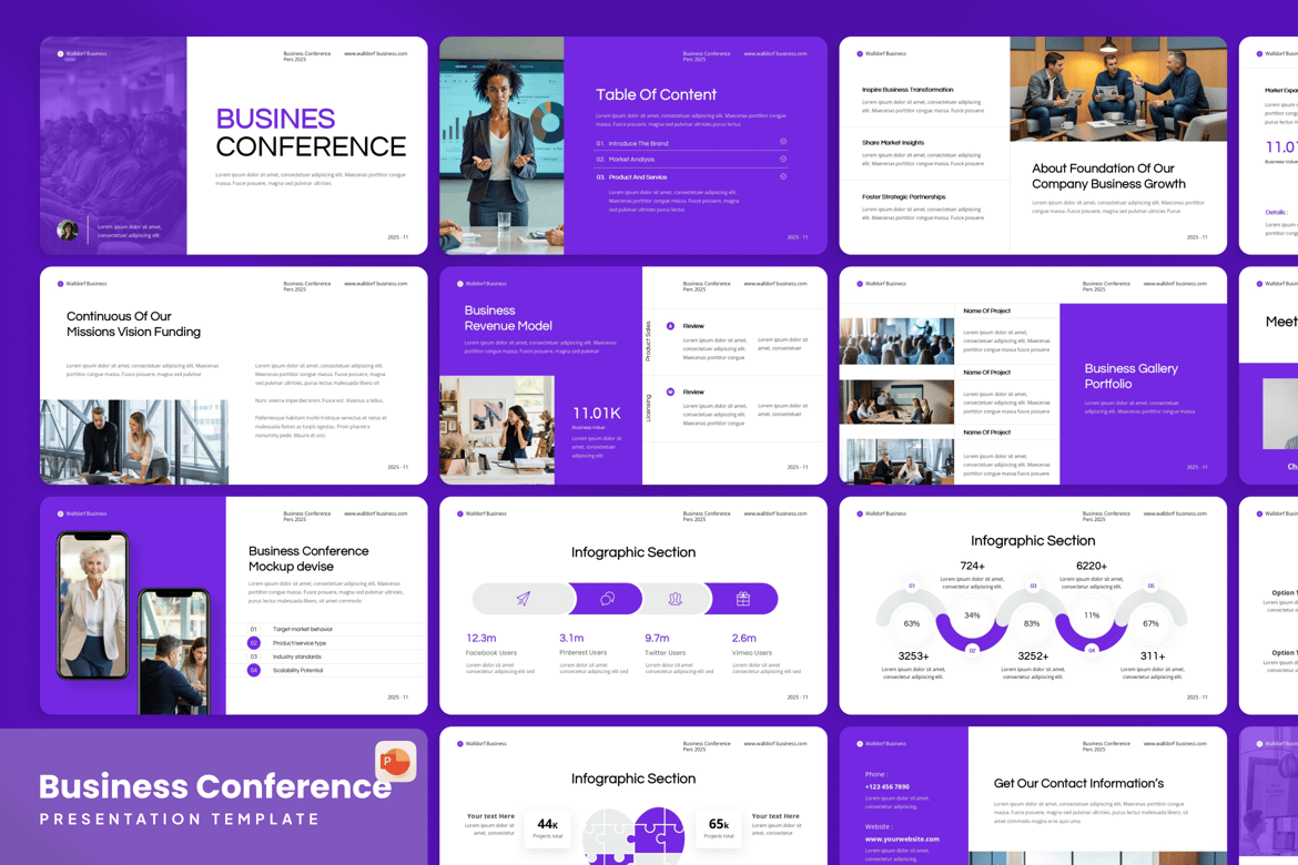 Template Presentasi Bisnis - PowerPoint yang Serbaguna
