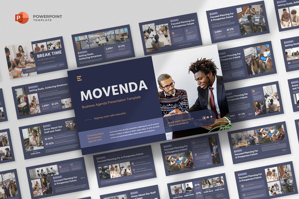 Template Powerpoint Konsultasi Bisnis yang Menarik dan Profesional
