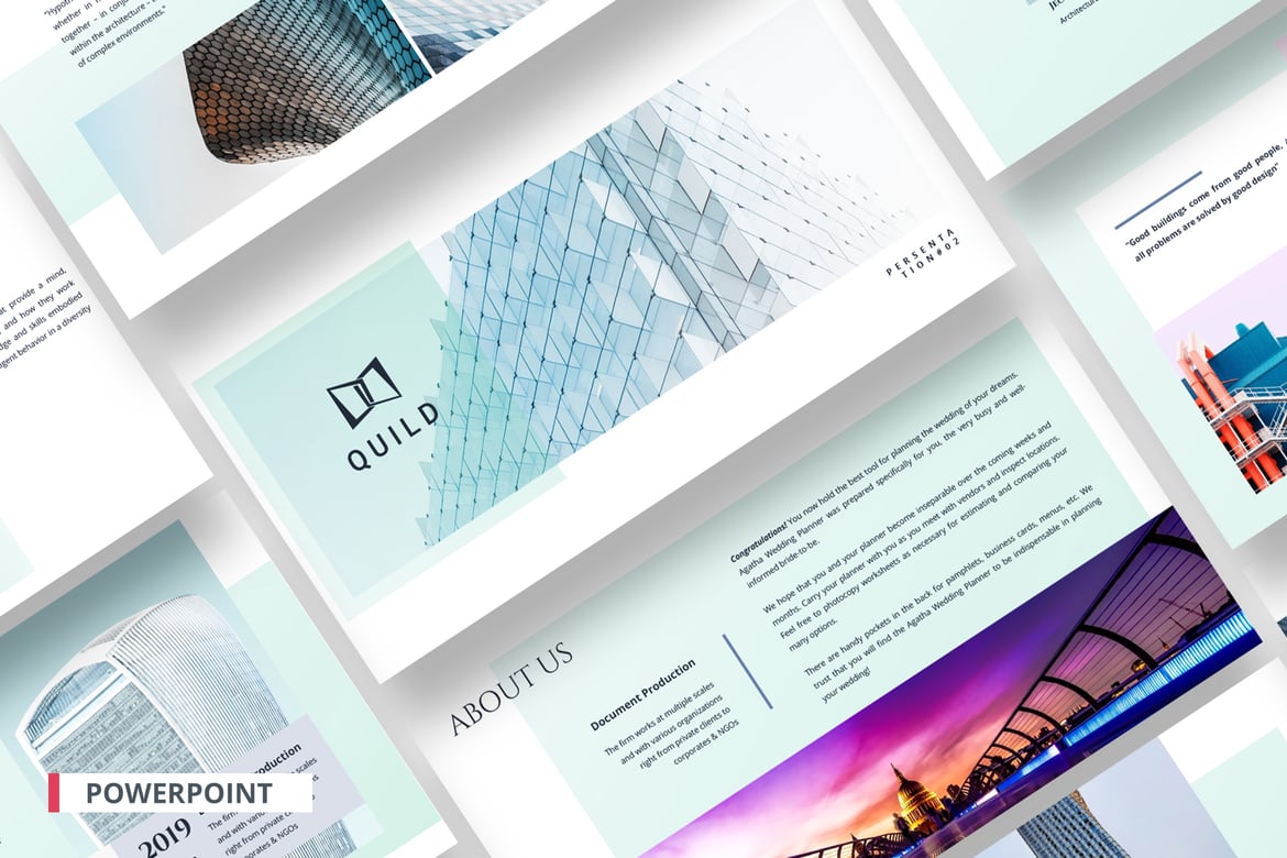 Template PowerPoint Korporat Profesional untuk Presentasi Bisnis Anda