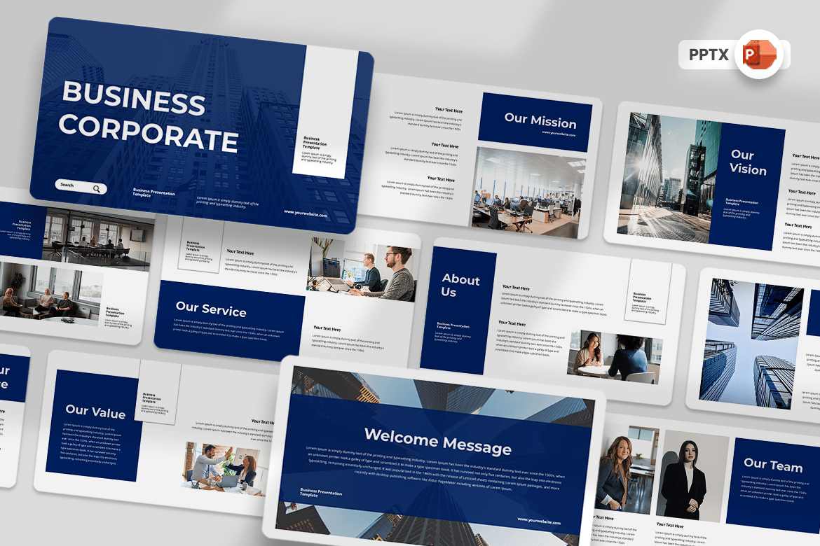 Template Presentasi PowerPoint untuk Bisnis yang Profesional dan Menarik