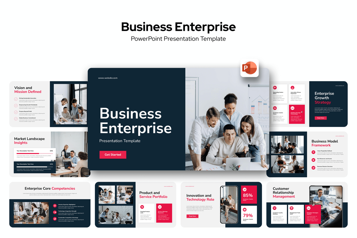 Template Presentasi PowerPoint untuk Strategi Bisnis yang Efektif