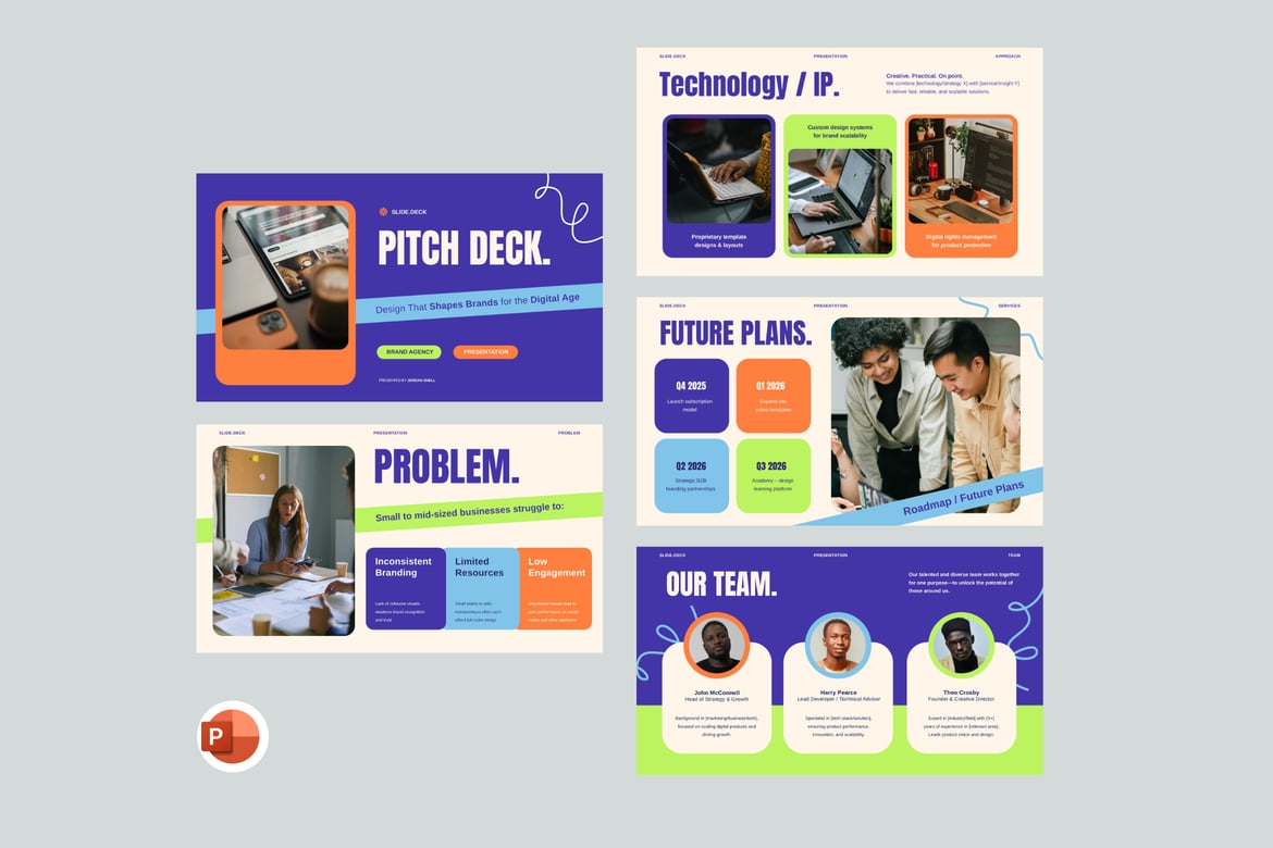 Template PowerPoint untuk Pitch Bisnis yang Menarik