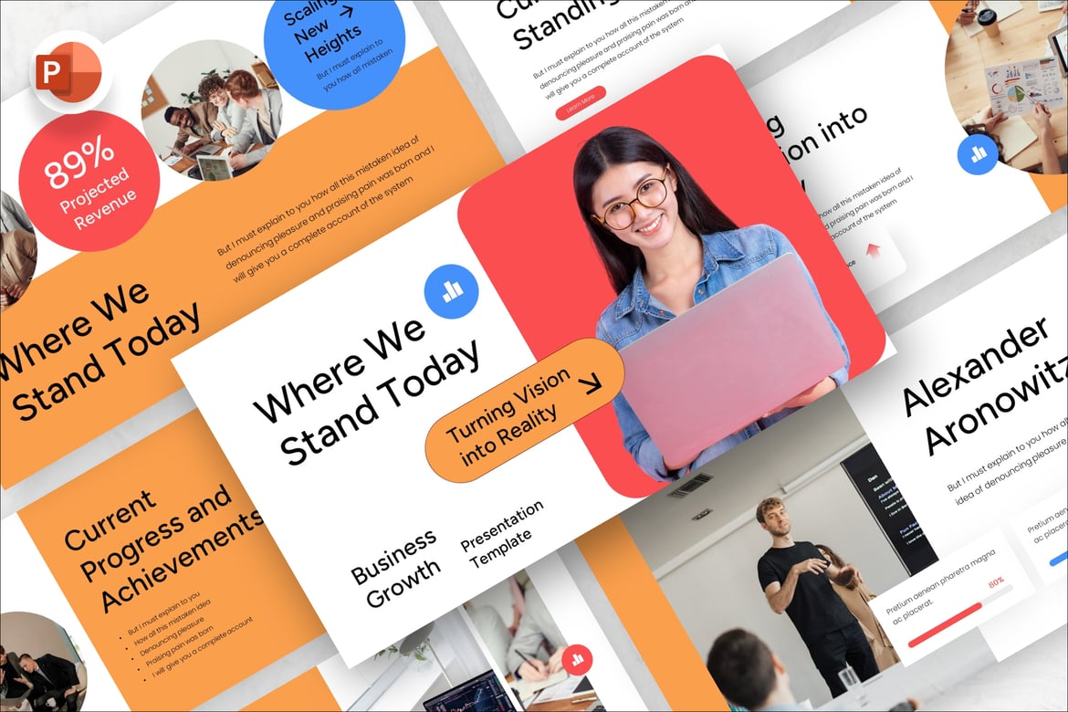 Template Presentasi Pertumbuhan Bisnis yang Menarik dan Efektif