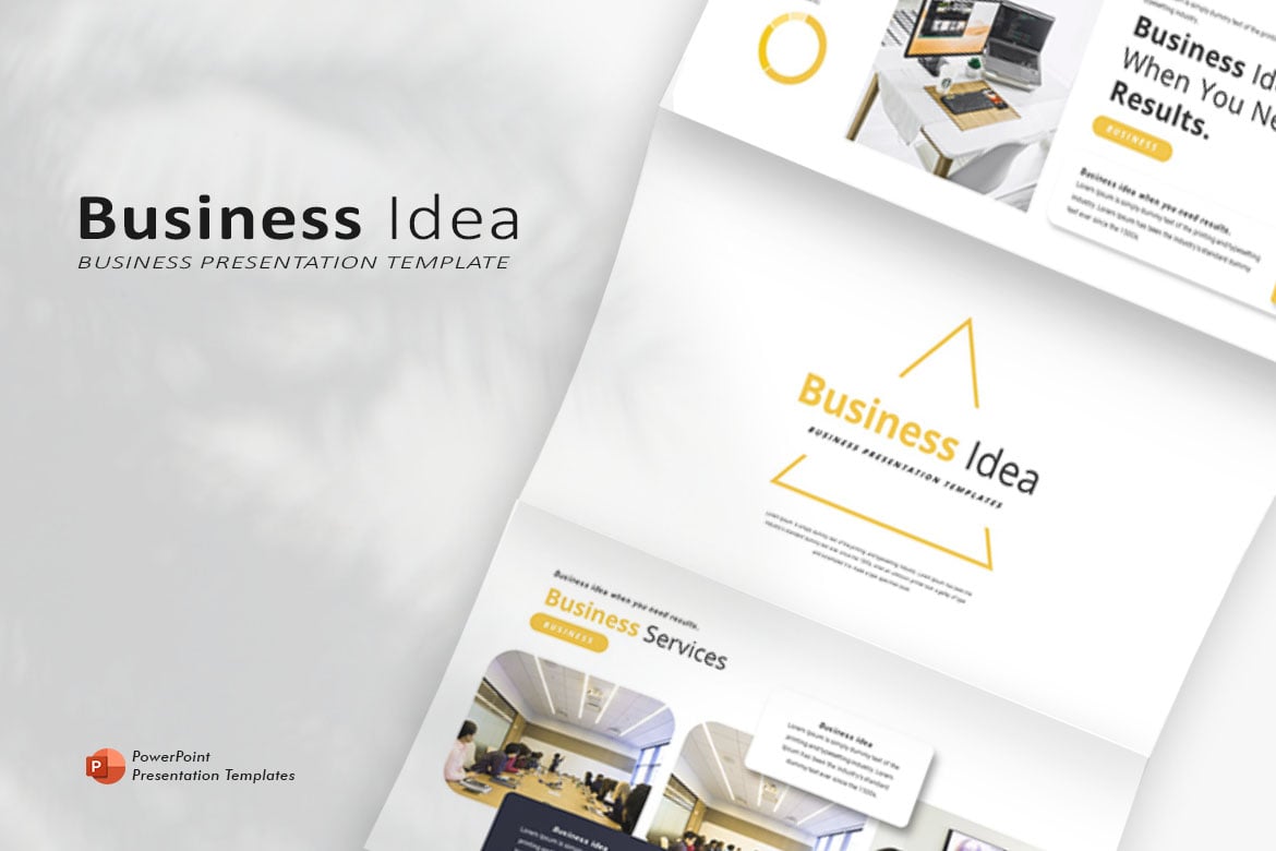 Template Presentasi Bisnis - PowerPoint Kreatif dan Modern