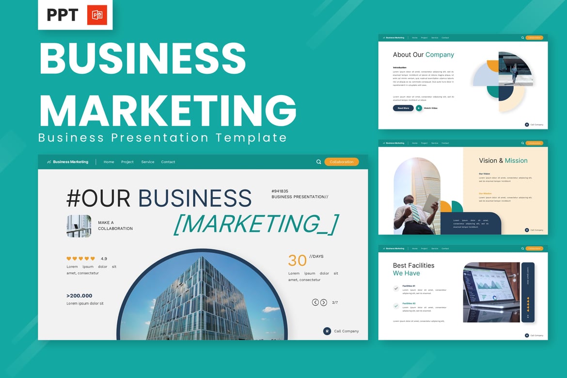 Template Powerpoint Bisnis - Solusi Presentasi Marketing yang Efektif