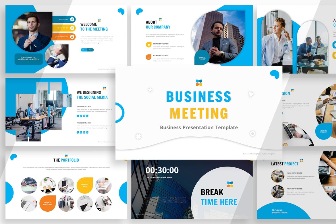 Template Presentasi Bisnis yang Elegan dan Multifungsi