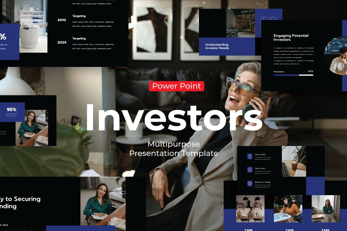 Template PowerPoint Model Bisnis yang Menarik