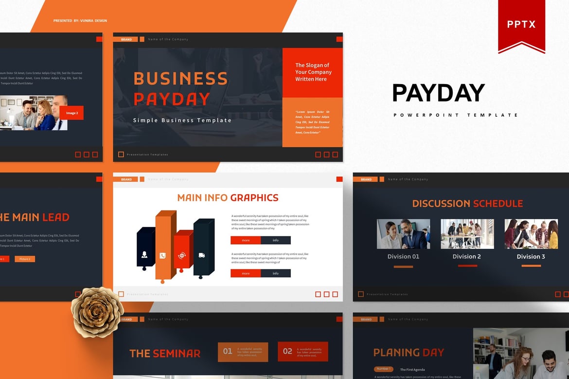Template Presentasi Bisnis Payday | Powerpoint yang Menarik