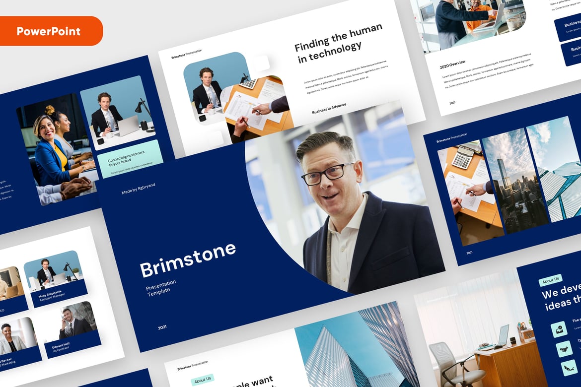 Template PowerPoint Pitch Deck Profesional untuk Bisnis Anda