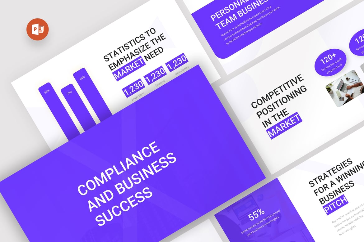 Template Presentasi Bisnis - Deck PowerPoint Menarik