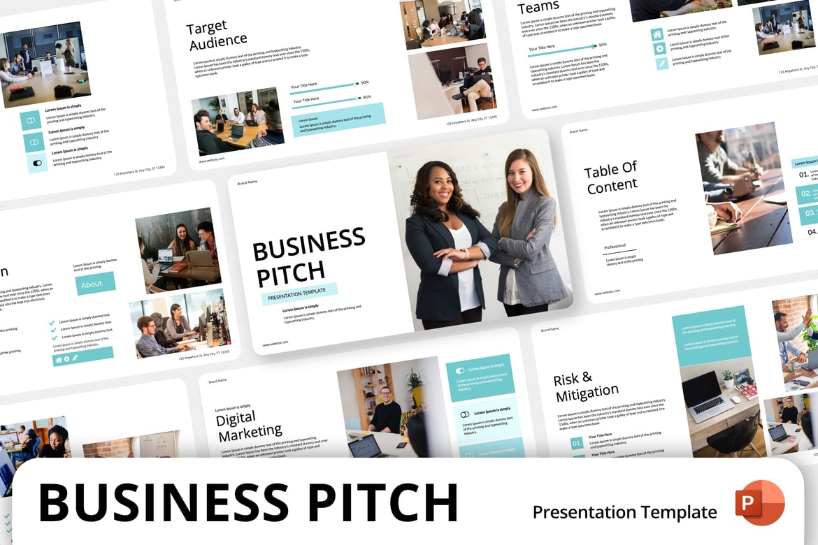 Template PowerPoint untuk Pitch Bisnis yang Menarik