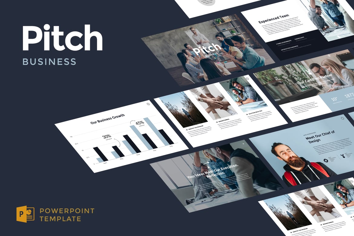 Template Presentasi Bisnis Modern - Powerpoint