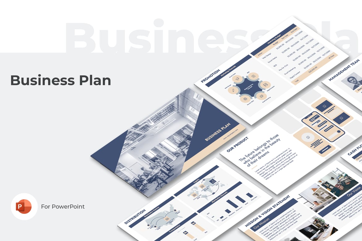 Template Presentasi Rencana Bisnis yang Komprehensif