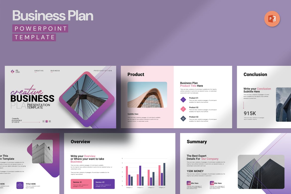 Template PowerPoint Rencana Bisnis yang Profesional dan Menarik