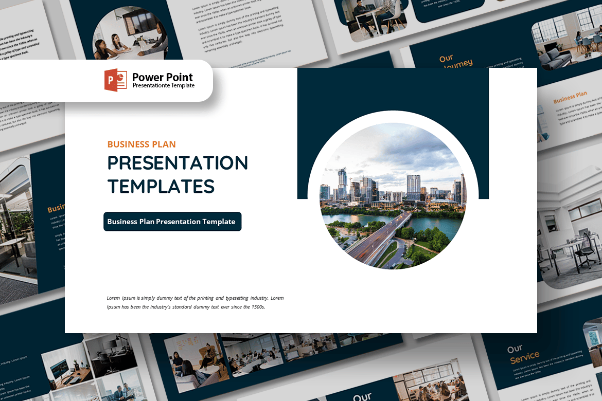 Template PowerPoint Rencana Bisnis yang Menarik dan Profesional