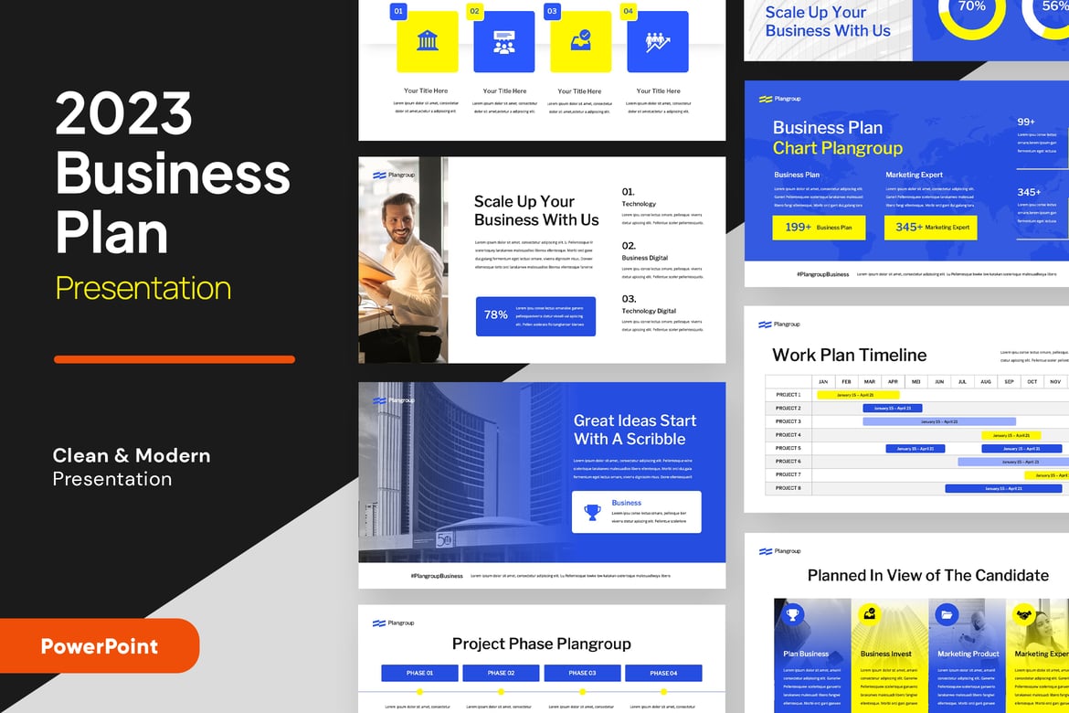 Template Presentasi PowerPoint Profesional untuk Bisnis Anda