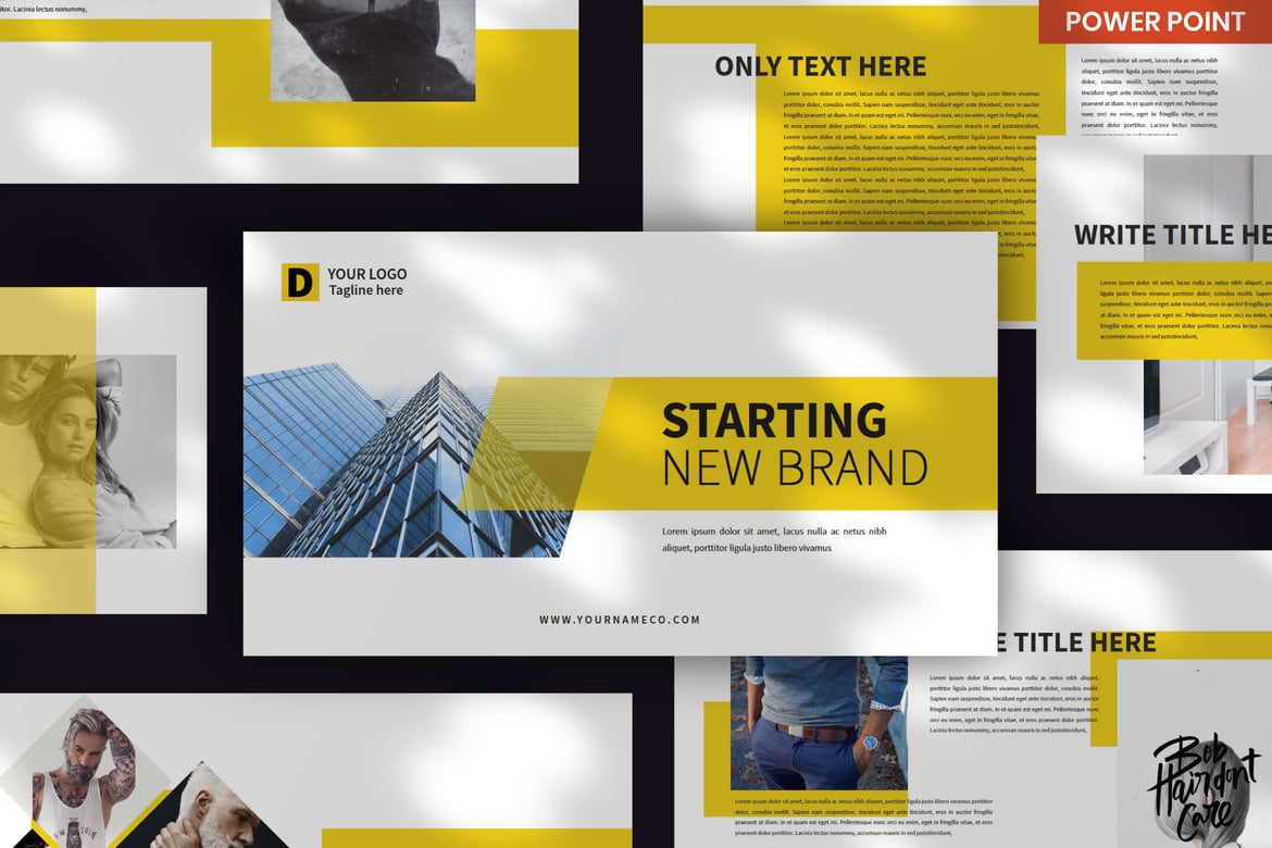 Template PowerPoint Presentasi Bisnis yang Serbaguna dan Menarik