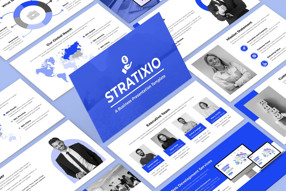 Template Presentasi PowerPoint Bisnis yang Efektif