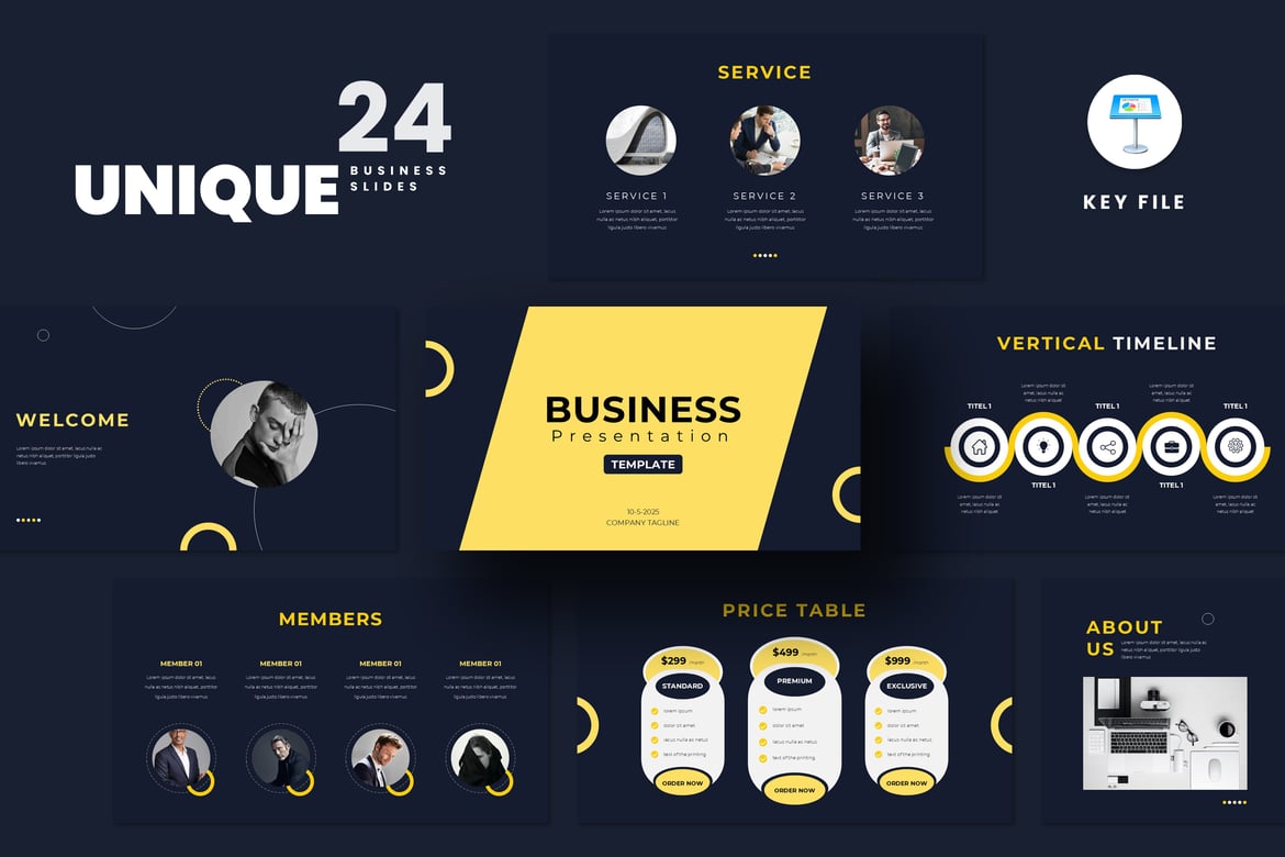 Template Presentasi PowerPoint Profesional untuk Bisnis